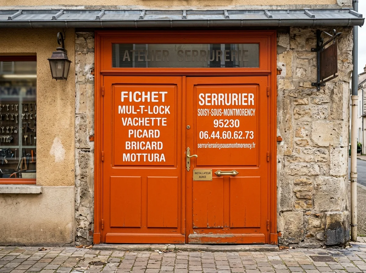 Installateur agréé · double-porte avec plaque des marques posées